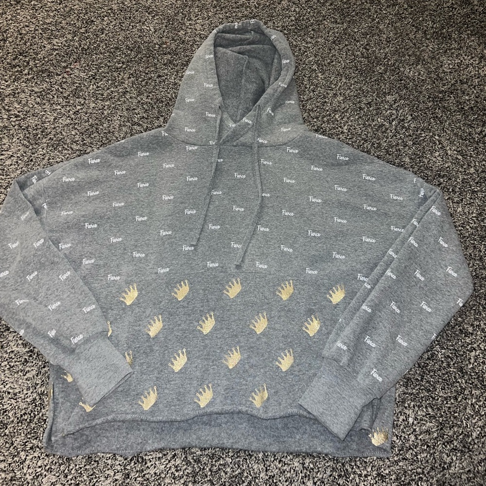 Fierce/ crown hoodie
